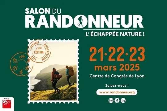 🌿 Grande nouvelle ! 🌿 Nous avons le plaisir de vous annoncer que nous serons présents au Salon du Randonneur du 21 au 23 mars 2025 au Centre des Congrès de Lyon ! 🏕️🥾 Venez nous rencontrer, échanger avec nous et découvrir toutes nos nouveautés pour vos prochaines aventures en pleine nature. Que vous soyez randonneur aguerri ou simple amateur de balades, ce salon est fait pour vous! 📅 Notez bien la date et rejoignez-nous pour un événement incontournable dédié à la randonnée et à l’évasion. À très bientôt sur le stand du Cantal ! 🌿✨ L’événement 100% Randonnées De la rando balade à côté de chez soi au trekking au bout du Monde, de la rando santé accessible à tous au fast hiking et au trail, pour les plus sportifs, de la micro-aventure de quelques jours, à l’itinérance de plusieurs semaines, votre future randonnée est à découvrir au « Salon du Randonneur ». Que vous vouliez partir seul ou en famille, entre amis ou en groupe, entre adultes ou avec des enfants, que vous pratiquiez la randonnée à pied, à vélo, à cheval, en canoë, etc. vous y trouverez toutes les réponses à vos questions et les meilleurs conseils. Venez vivre pendant 3 jours l’expérience de la randonnée au travers des conférences, initiations et ateliers pratiques. #destinationhautcantal #cantaldestination #cantal #randonnee #salondurandonneur #igerscantal #salondurandonneurlyon #gr400 #gtva #gr4 #glevents #rando #lyon #centredescongrès #gitecantal #gitepuymary #cantalauvergne